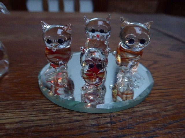 5 kristallen miniatuurtjes, Antiek en Kunst, Ophalen of Verzenden