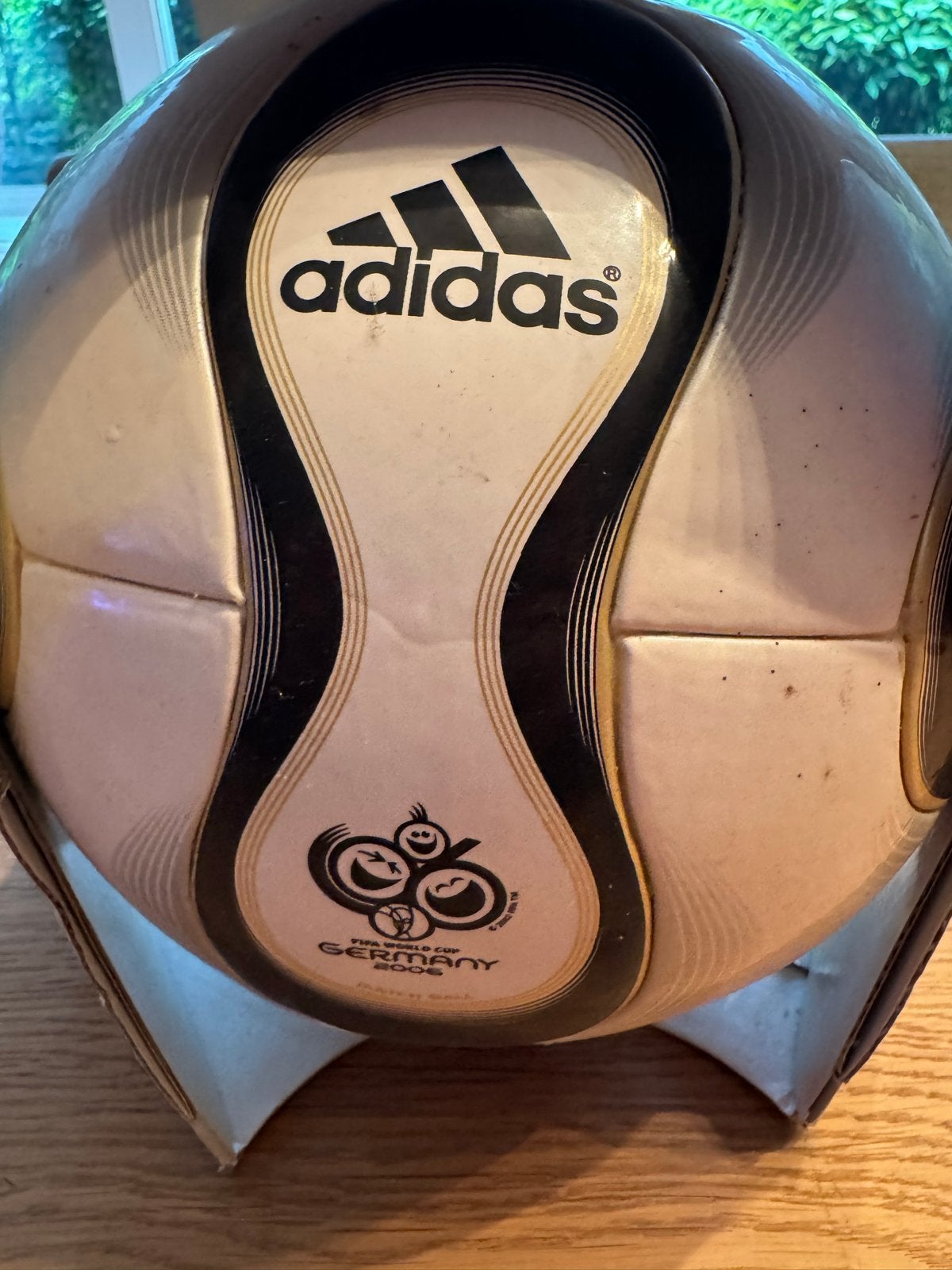 Originele Adidas WK voetbal 2006 Teamgeist Match Ball, Ophalen of Verzenden, Zo goed als nieuw, Bal