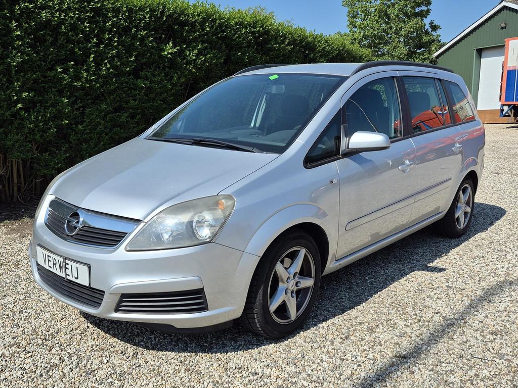 OPEL Zafira 1.8 Enjoy | 7 Pers | Clima | Cruise | Elek. Pakk, 13 km/l, Stof, Gebruikt, 4 cilinders