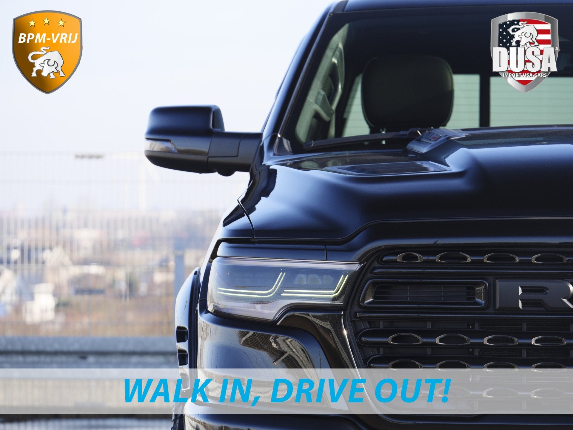 Dodge Ram | 1500 | Limited | Night | 3.0L Twin-Turbo I6 | Hi, Auto's, Automaat, 2438 kg, Zwart, Zwart