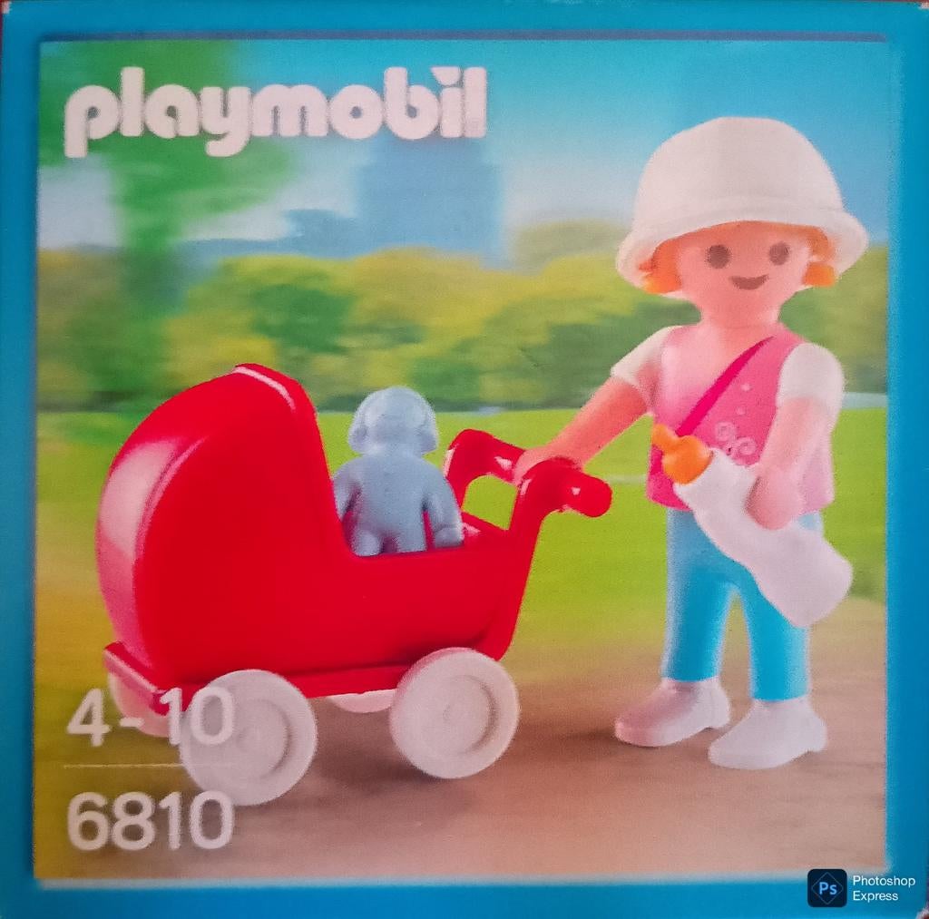 Meisje Met Poppenwagen 6810, Ophalen of Verzenden, Gebruikt, Complete set