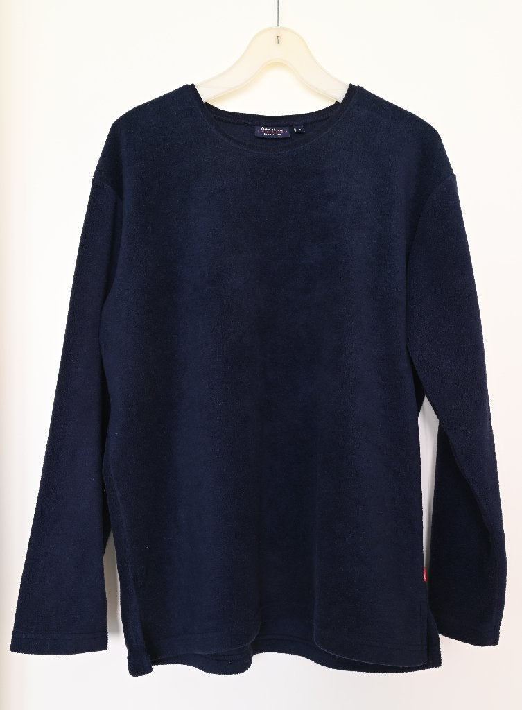 Fleece trui, Jackpot by Carli Gry, donkerblauw, Maat 42/44 (L), Jackpot, Lange mouw, Gedragen