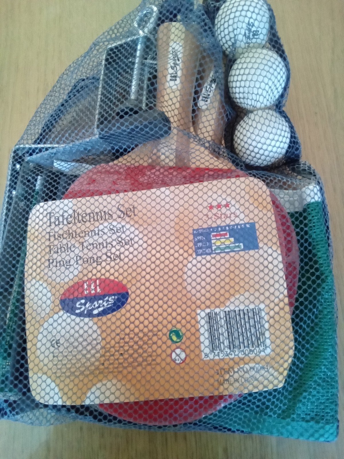 Nieuw Tafeltennis Set - Compleet en Ongebruikt, Ophalen, Nieuw, Net, Batje(s) of Balletje(s)