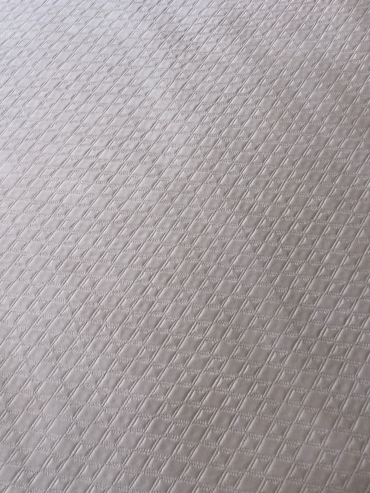Stoffen sky leer met ruitpatroon, Hobby en Vrije tijd, Stoffen en Lappen, Leer of Kunstleer, Ophalen of Verzenden, 30 tot 120 cm