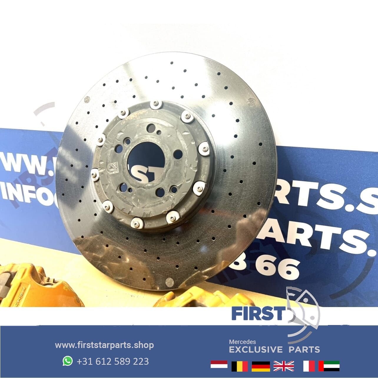 CARBON CERAMIC BRAKE DISC KERAMISCHE REM SCHIJF A2314211512, Auto-onderdelen, Remmen en Aandrijving, Gebruikt, -, Ophalen of Verzenden