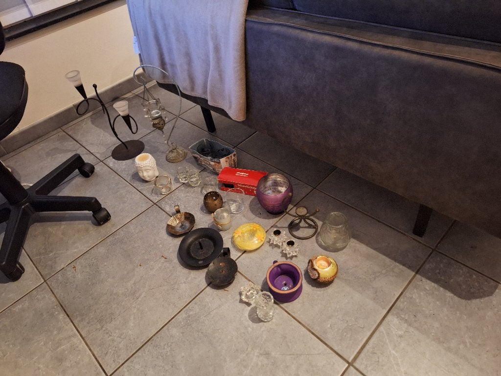veel kandelaars en waxinelichtjes sfeerlicht, Ophalen of Verzenden, Zo goed als nieuw
