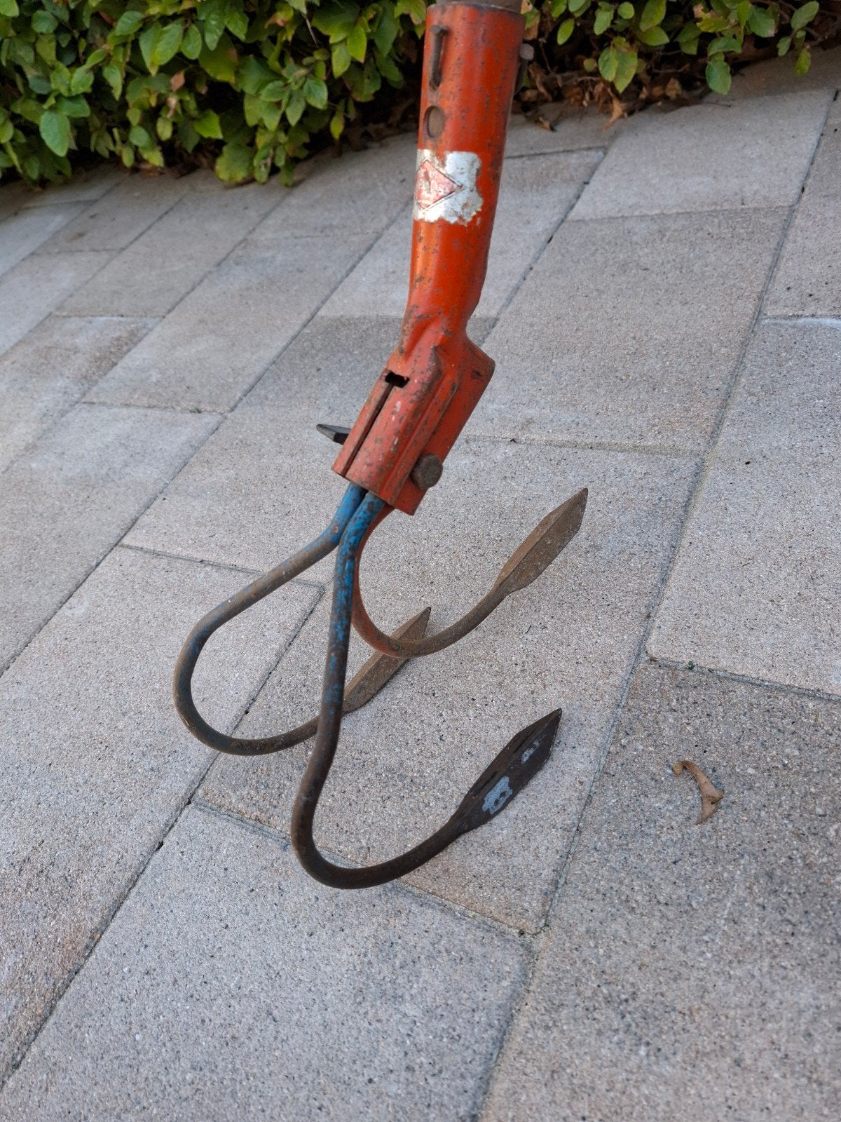 3 tands cultivator met steel., Ophalen, Gebruikt