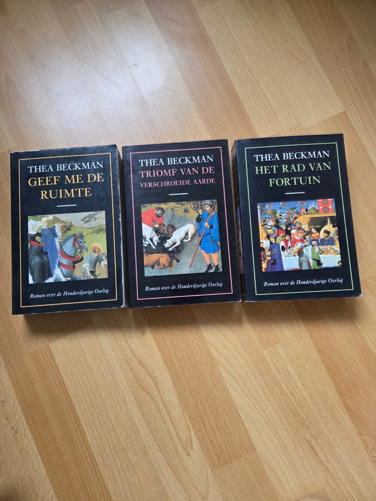 Thea Beckman - Trilogie Honderdjarige Oorlog (3 boeken), Ophalen, Gelezen, Thea Beckman, Nederland