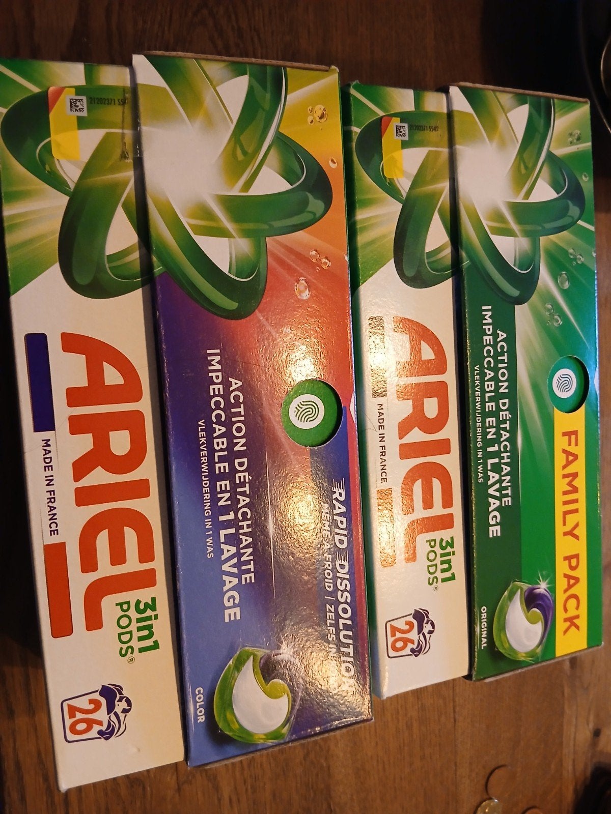2 Dozen Ariel 3in1 Pods (26 stuks per doos) - Schone Was, Ophalen of Verzenden, Nieuw
