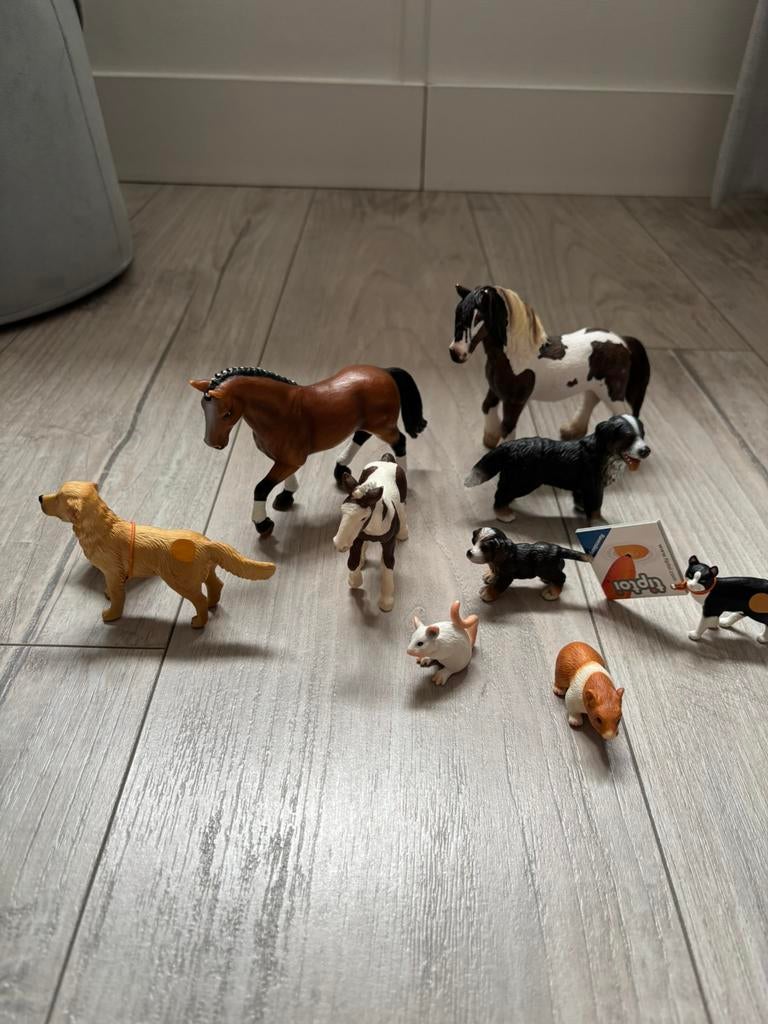 Schleich boerderij dieren nieuwstaat!, Ophalen of Verzenden, Zo goed als nieuw, Paard, Beeldje of Figuurtje