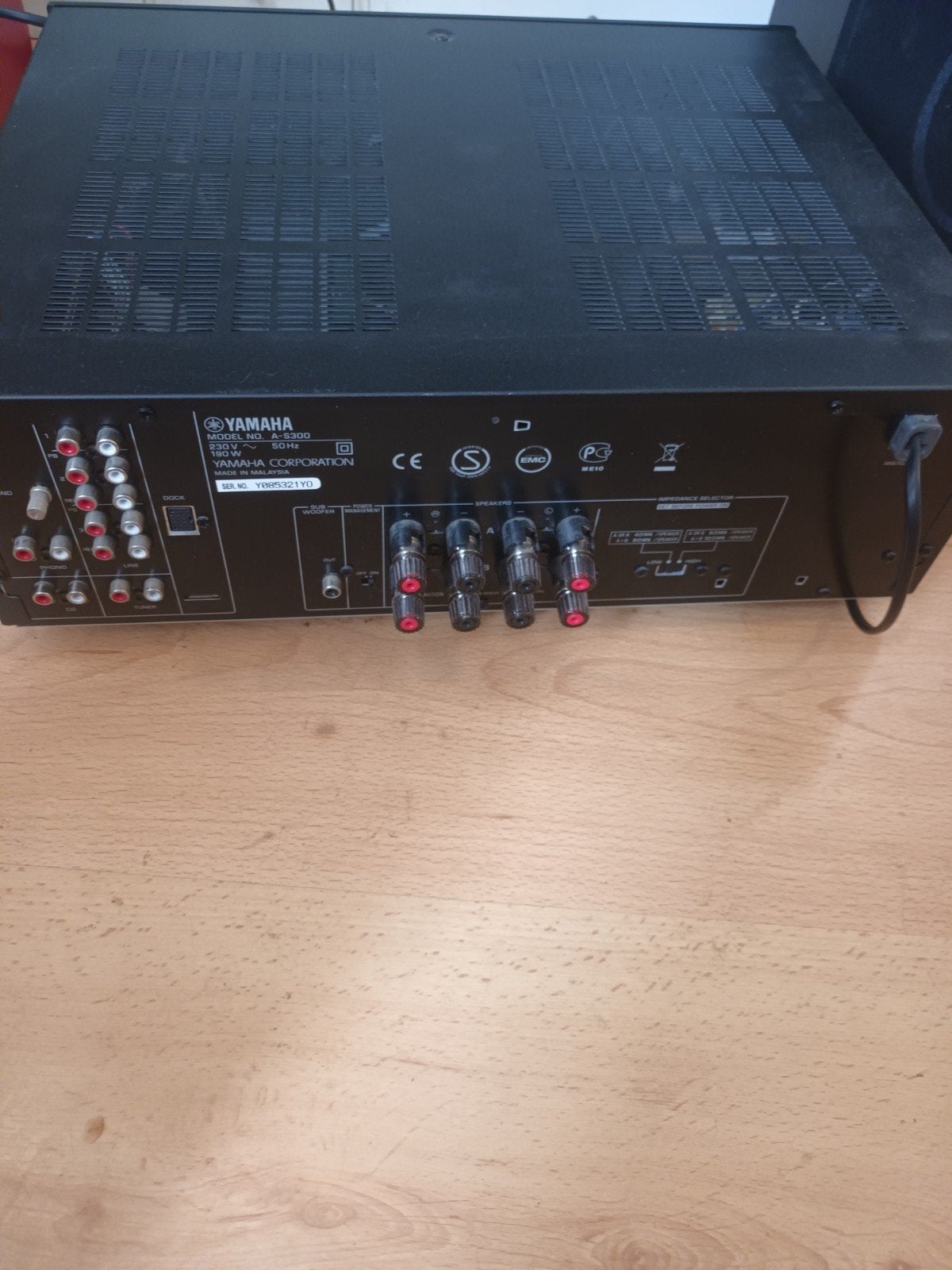 Yamaha A-S300 Versterker - Uitstekende Staat, Audio, Tv en Foto, Versterkers en Receivers, Yamaha, Ophalen of Verzenden, Zo goed als nieuw