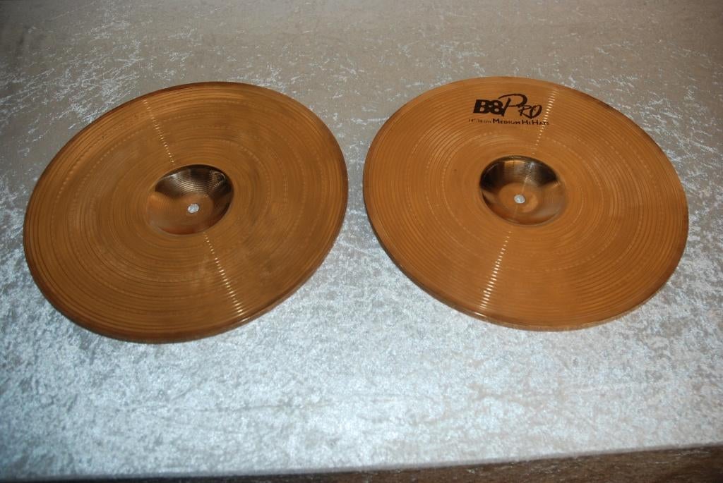 Sabian B8 pro medium hihats 958/1306gr 14 inch   <26260592>, Muziek en Instrumenten, Sabian, Gebruikt, ., Drums of Percussie