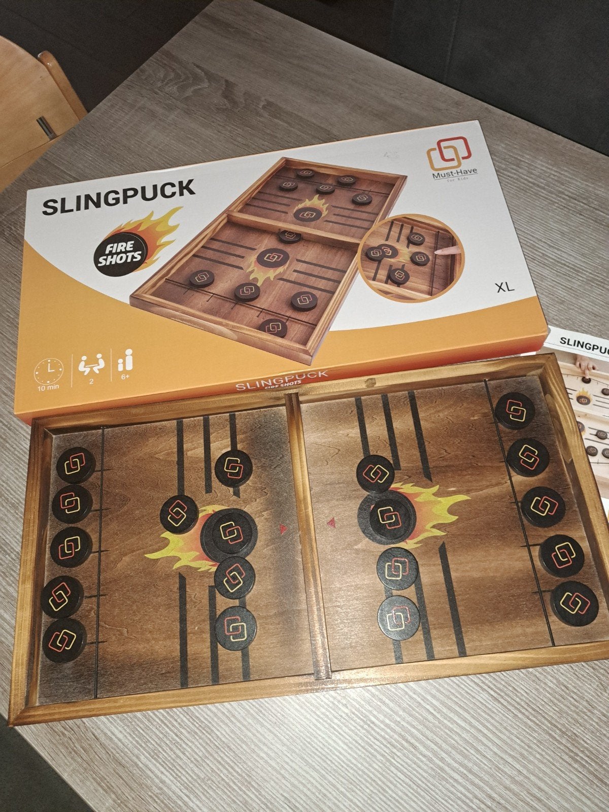 Slingpuck Fire Shots XL, Een of twee spelers, Ophalen of Verzenden, Zo goed als nieuw, Must-Have