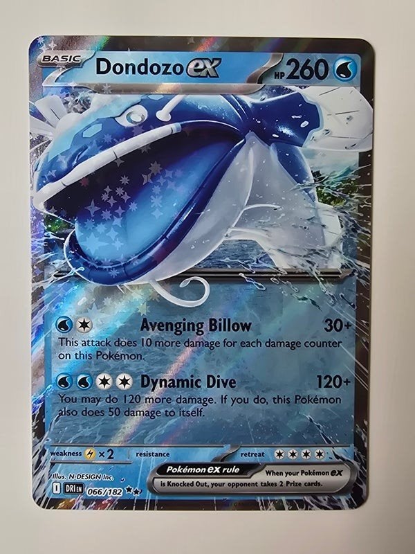 DONDOZO EX (DESTINED RIVALS 066/182) (TRADING CARD), Verzenden, Zo goed als nieuw