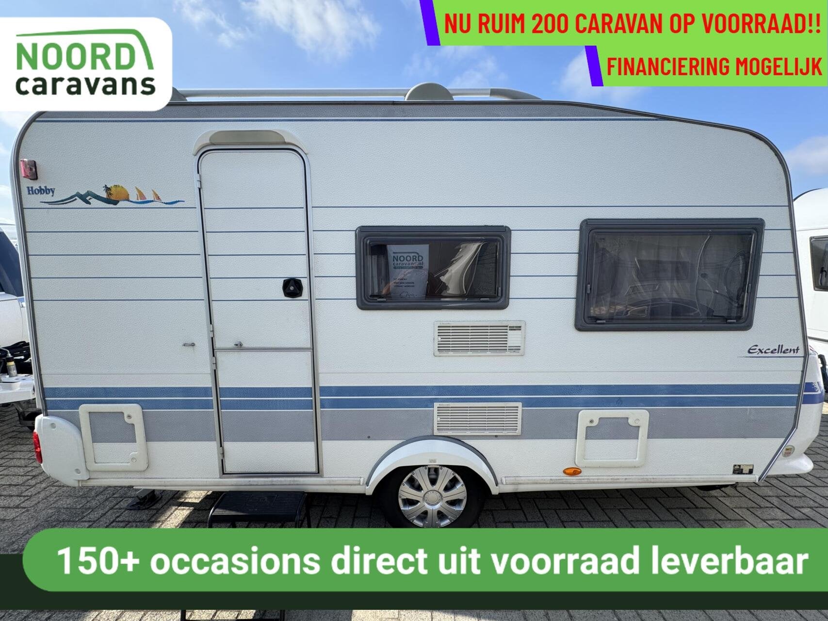 Hobby EXCELLENT 400 SF, DWARSBED, TREINZIT, VOORTENT, Hobby, Bedrijf, Treinzit, 750 - 1000 kg