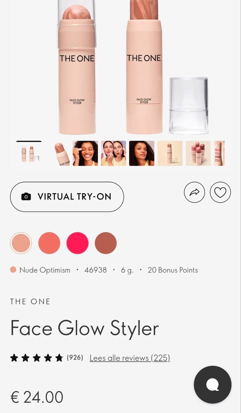 Oriflame The ONE Face Glow Style 3-in-1 voor ogen, wangen, l, Ophalen of Verzenden, Nieuw