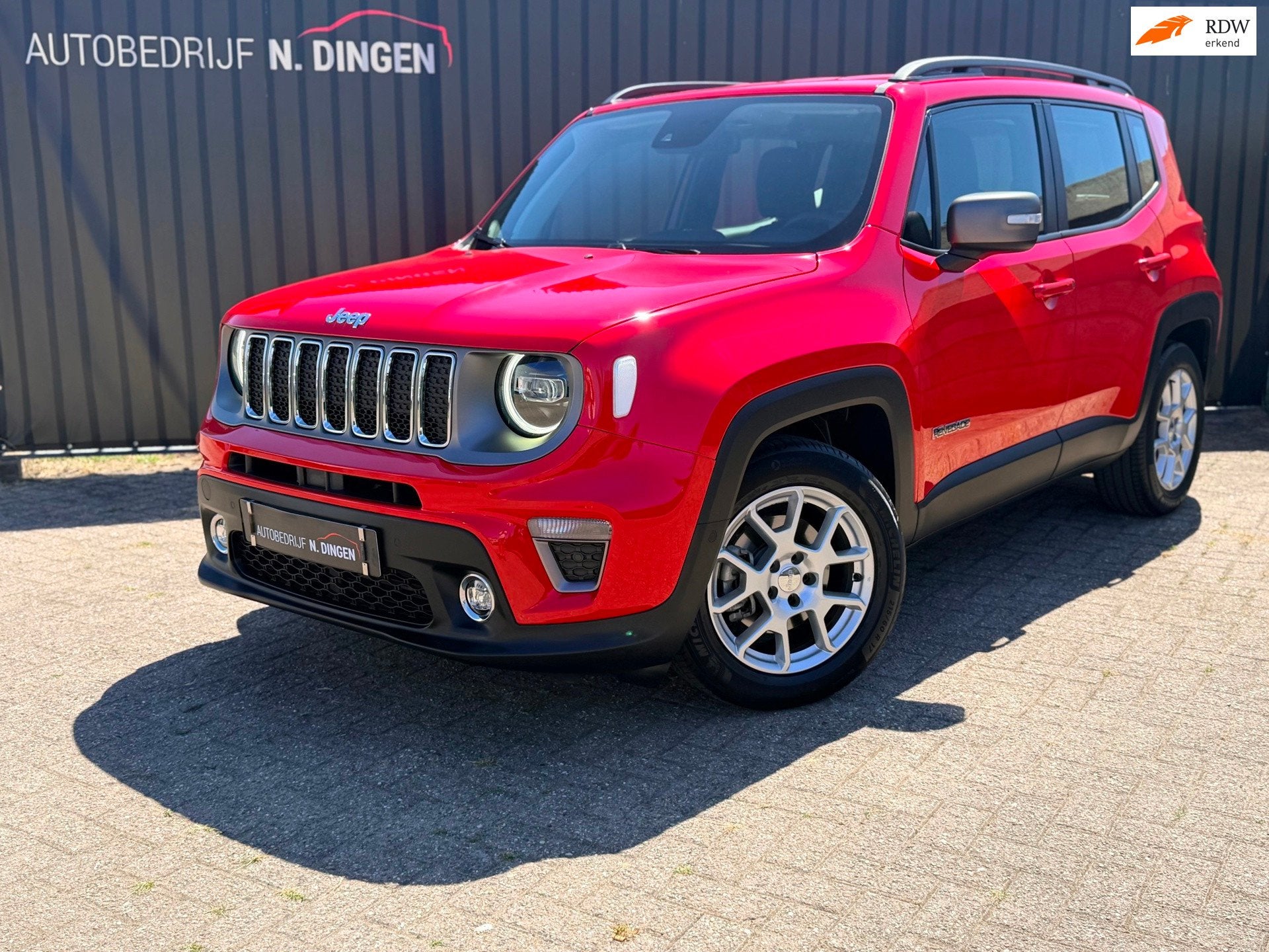 Jeep Renegade 1.3T DDCT Limited led koplampen 27.000km!, Auto's, Jeep, 4 cilinders, 150 pk, Origineel Nederlands, Bedrijf