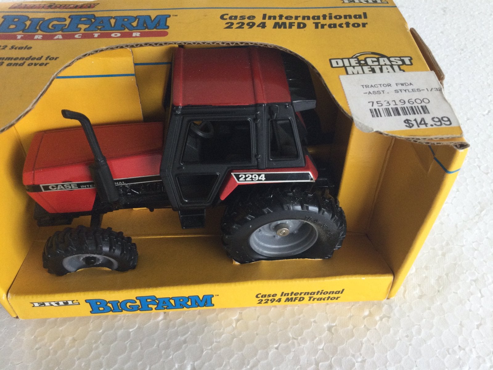 Britains ertl Case International 2294 tractor model, Ophalen of Verzenden, Zo goed als nieuw, Tractor of Landbouw, Britains
