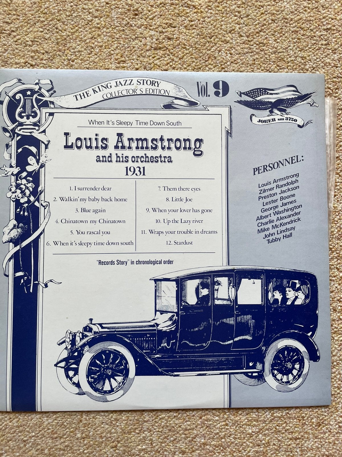 Lp Louis  Armstrong 1931, Ophalen of Verzenden, LP