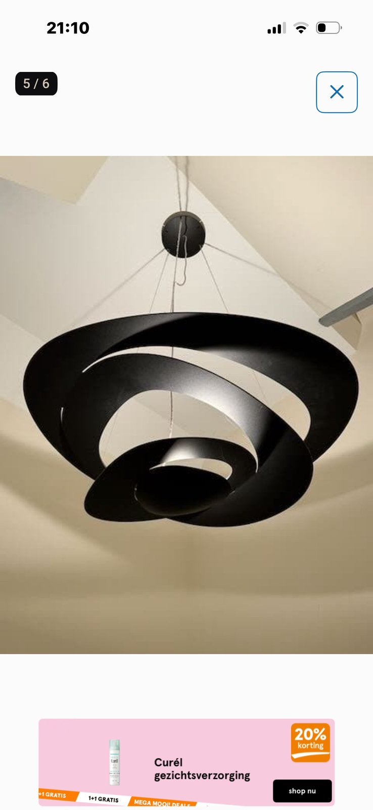 Artemide Price Suspension Grande, Ophalen, Zo goed als nieuw