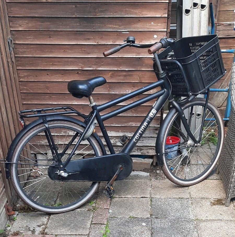 Cortina jongens fiets 26 inch inclusief bakje en slot, Fietsen en Brommers, Fietsen | Jongens, Ophalen, Gebruikt, 26 inch of meer