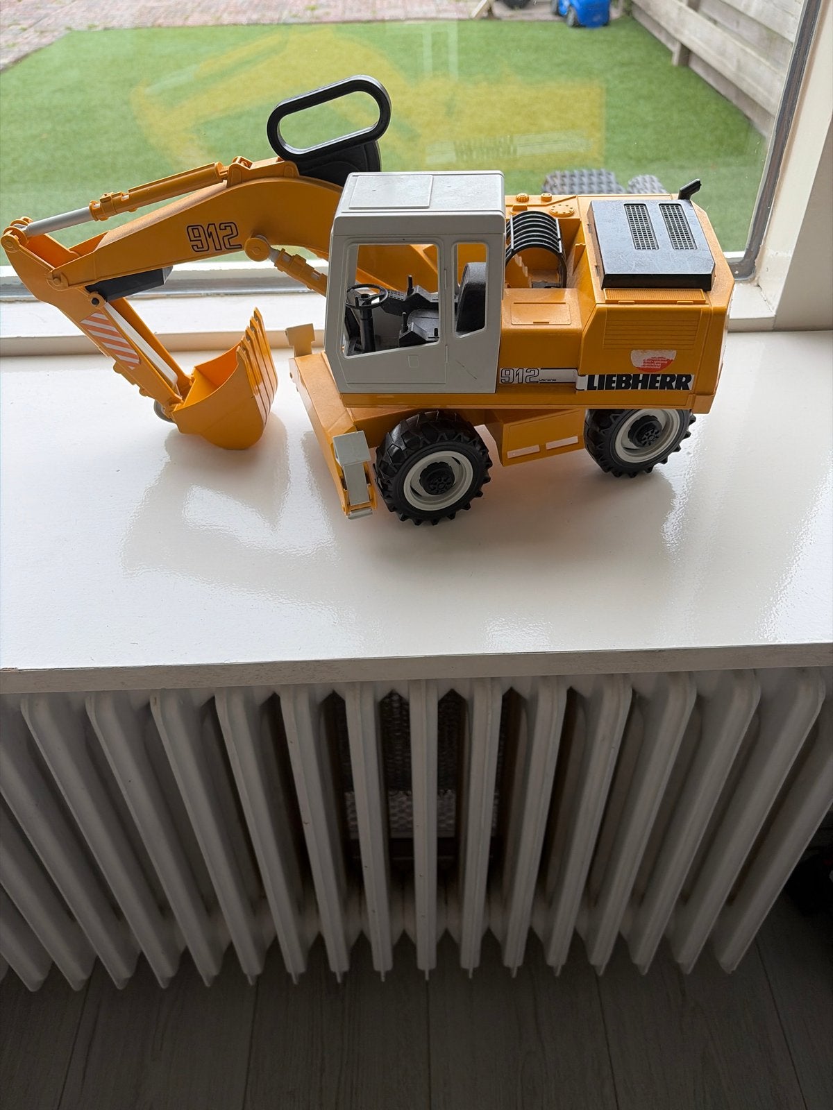 Grote Liebherr 912 Speelgoed Graafmachine, Ophalen of Verzenden, Gebruikt