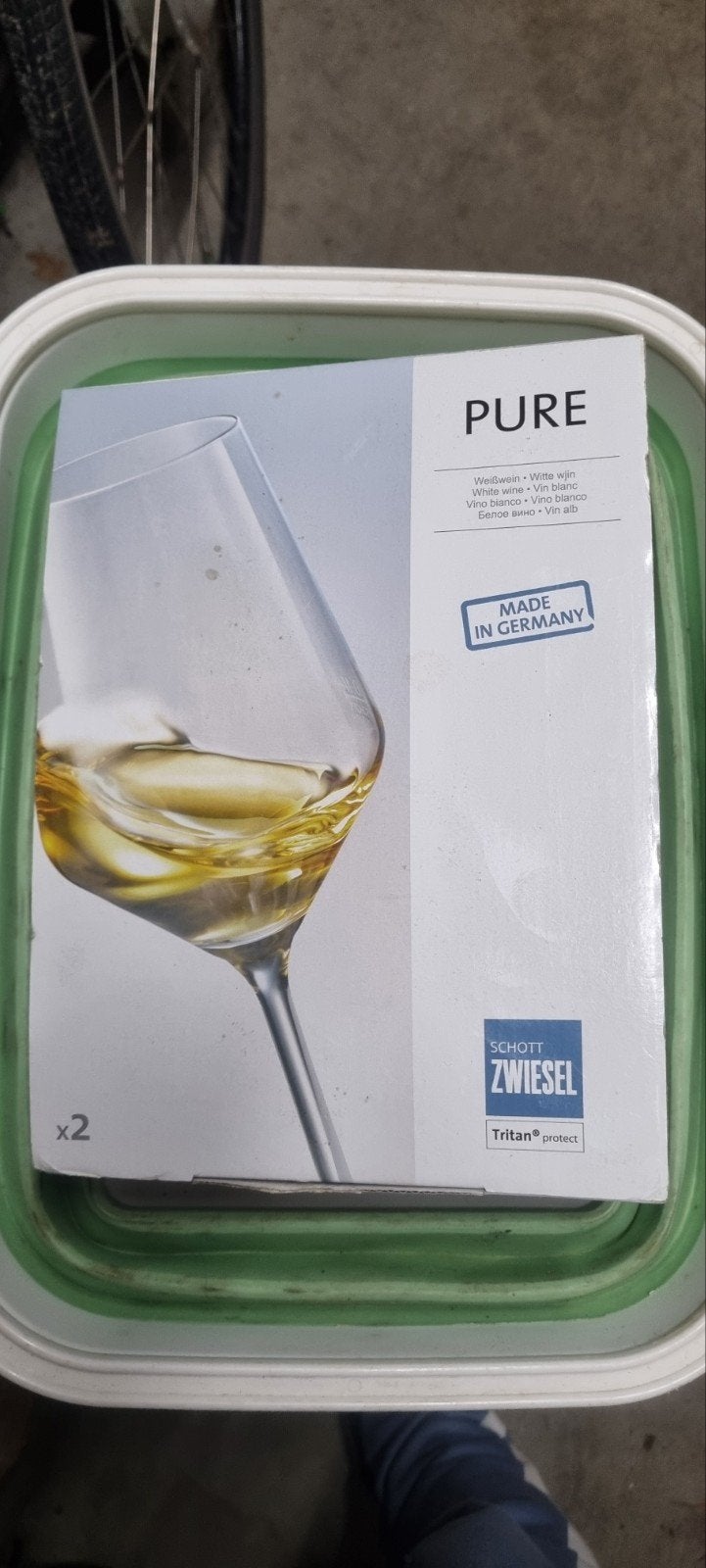 Schott Zwiesel Pure Witte Wijn Glas- 407ml Tritan Crystal, Ophalen of Verzenden, Minder dan 30 watt, E27 (groot), Led-lamp