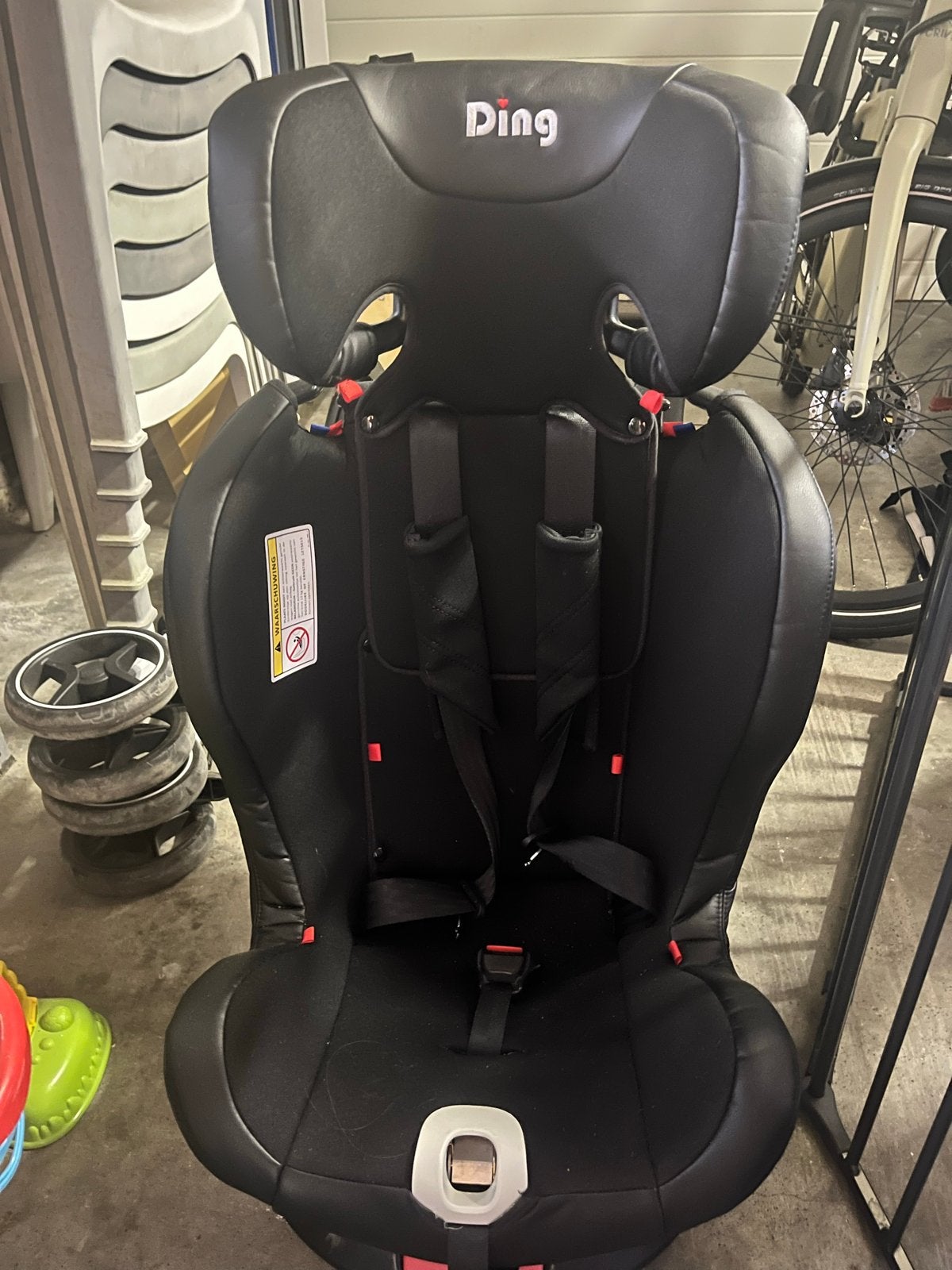 Ding draaibare autostoel - Zwart, comfortabel en veilig, Verstelbare rugleuning, 9 t/m 36 kg, Ophalen, Overige merken