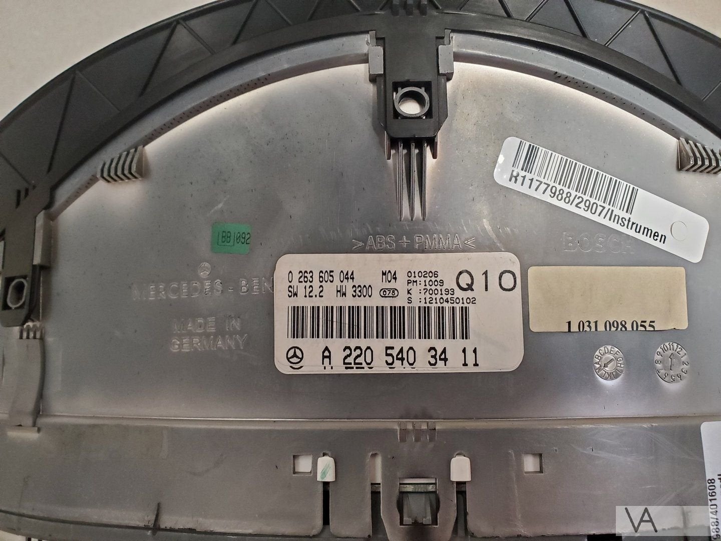 Mercedes S klasse W220 1998 -2005 cockpit tellerklok benzine, Gebruikt, -, Ophalen of Verzenden, -