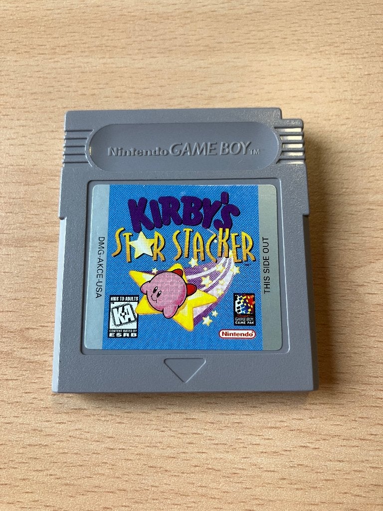 Kirby's Star Stacker voor Nintendo Game Boy, 1 speler, Zo goed als nieuw, Vanaf 7 jaar, Ophalen