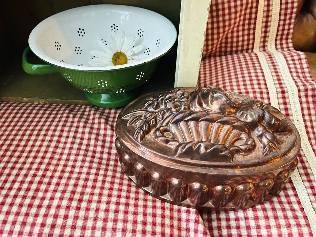 Koperen bakvorm, Antiek en Kunst, Ophalen of Verzenden