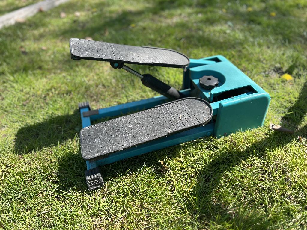 Power stepper + buik trainer, Ophalen, Kunststof, Gebruikt, Stepapparaat