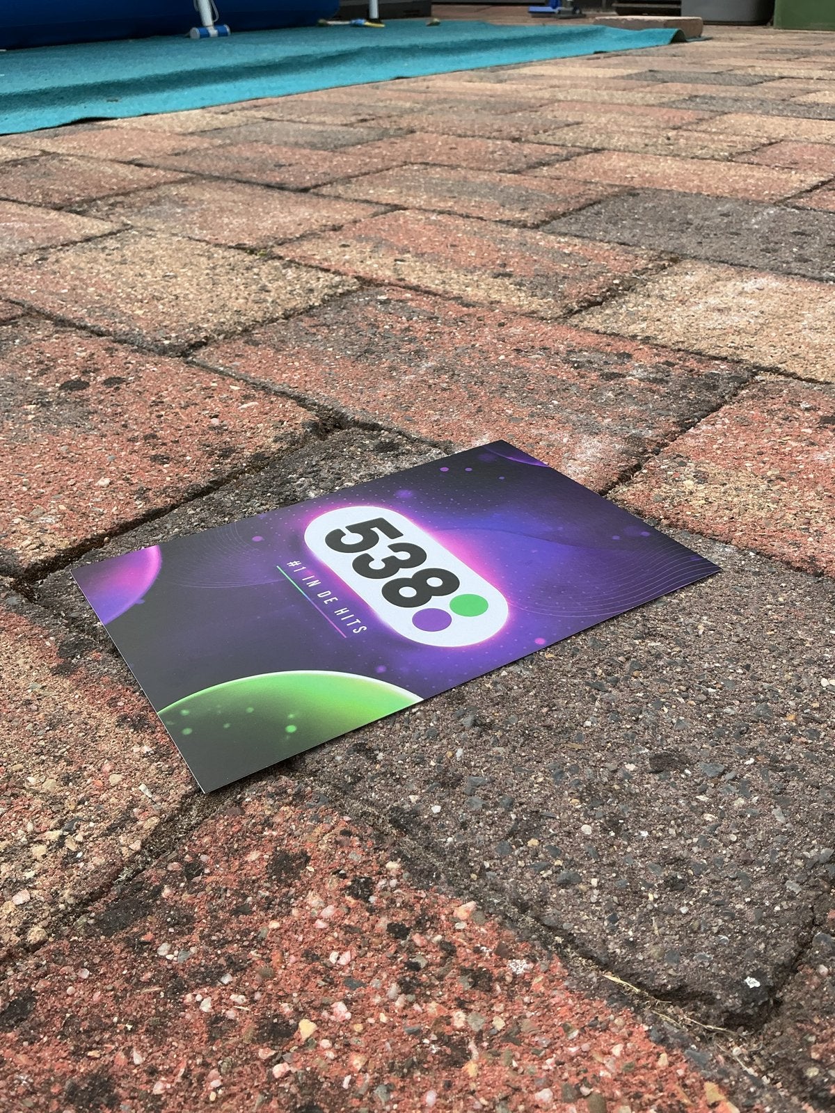 Radio 538 kaart - verkocht, Ophalen of Verzenden, Zo goed als nieuw
