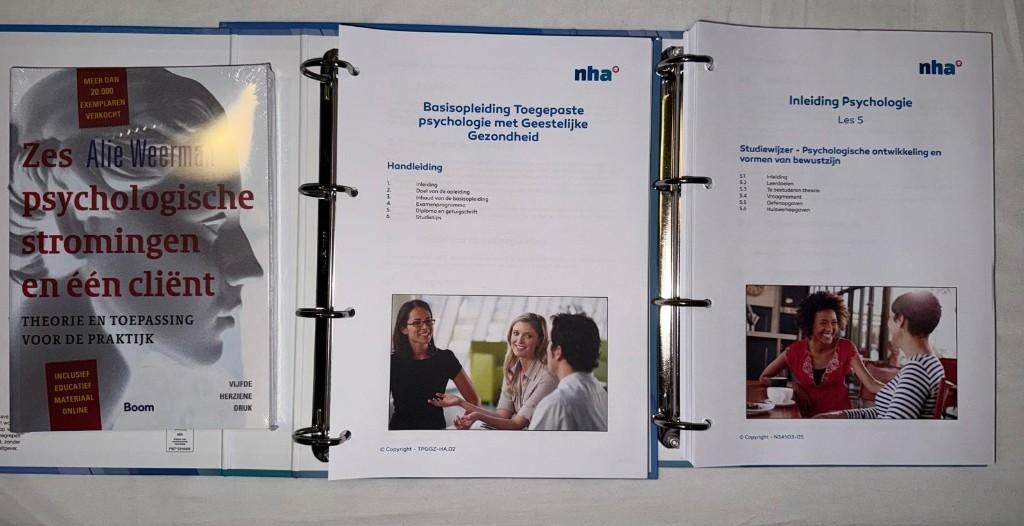 Psychologie studiemateriaal (NHA) + boek – nieuw, Ophalen of Verzenden, Nieuw