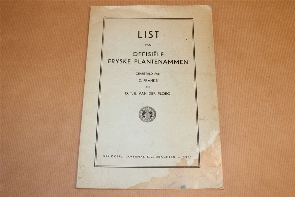Fryske Plantenammen [1951] — Fryske Akademy Nr. 58, Ophalen of Verzenden, Gelezen