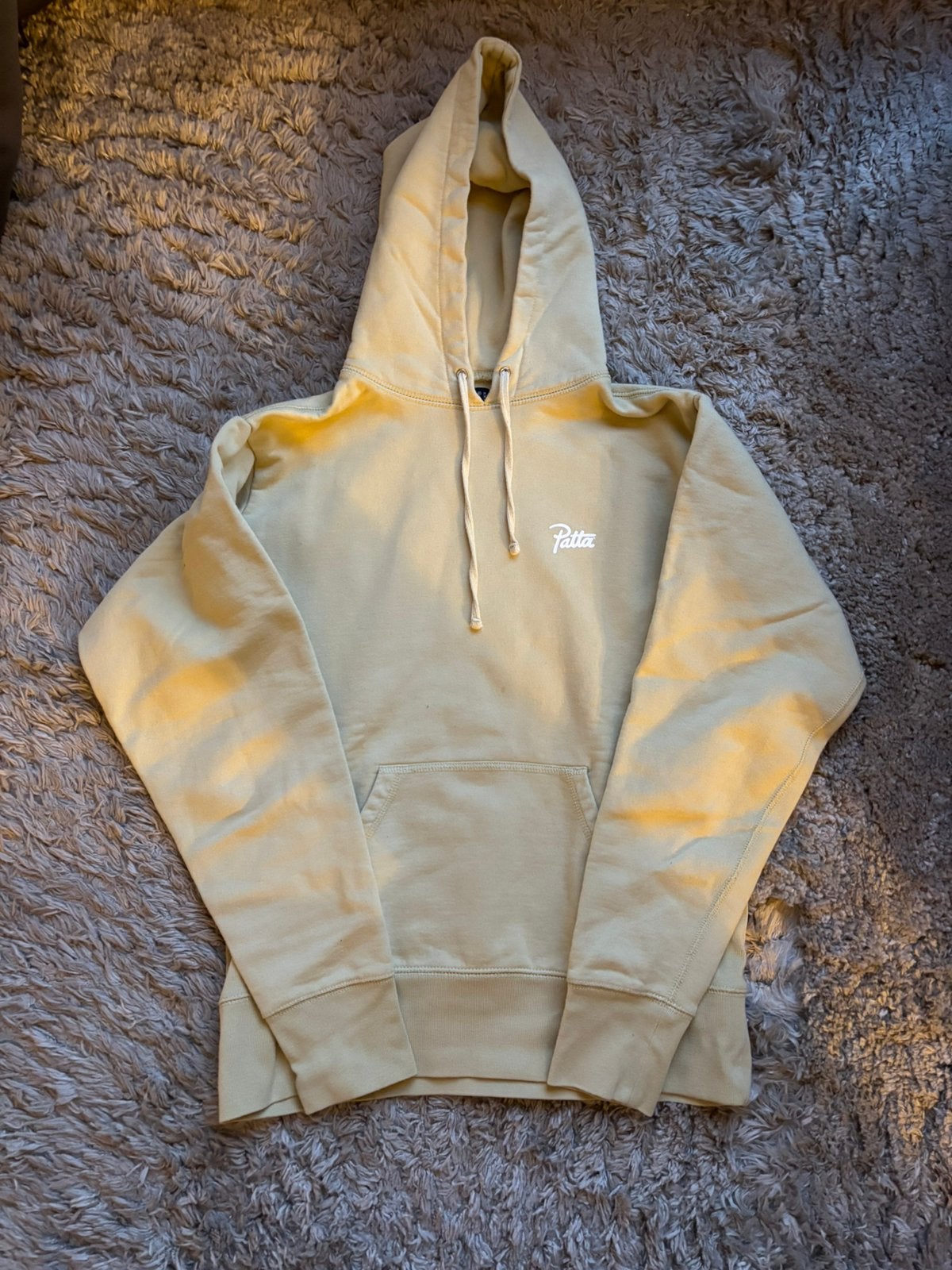 Patta Hoodie Maat S Beige, Verzenden, Zo goed als nieuw
