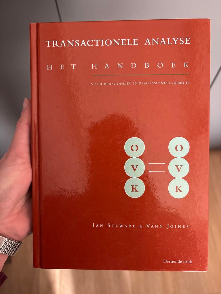 Transactionele Analyse: Het Handboek (Dertiende druk), Ophalen of Verzenden, Gamma, Zo goed als nieuw, HBO