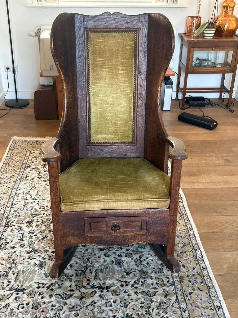 Antieke lambing chair, Ophalen