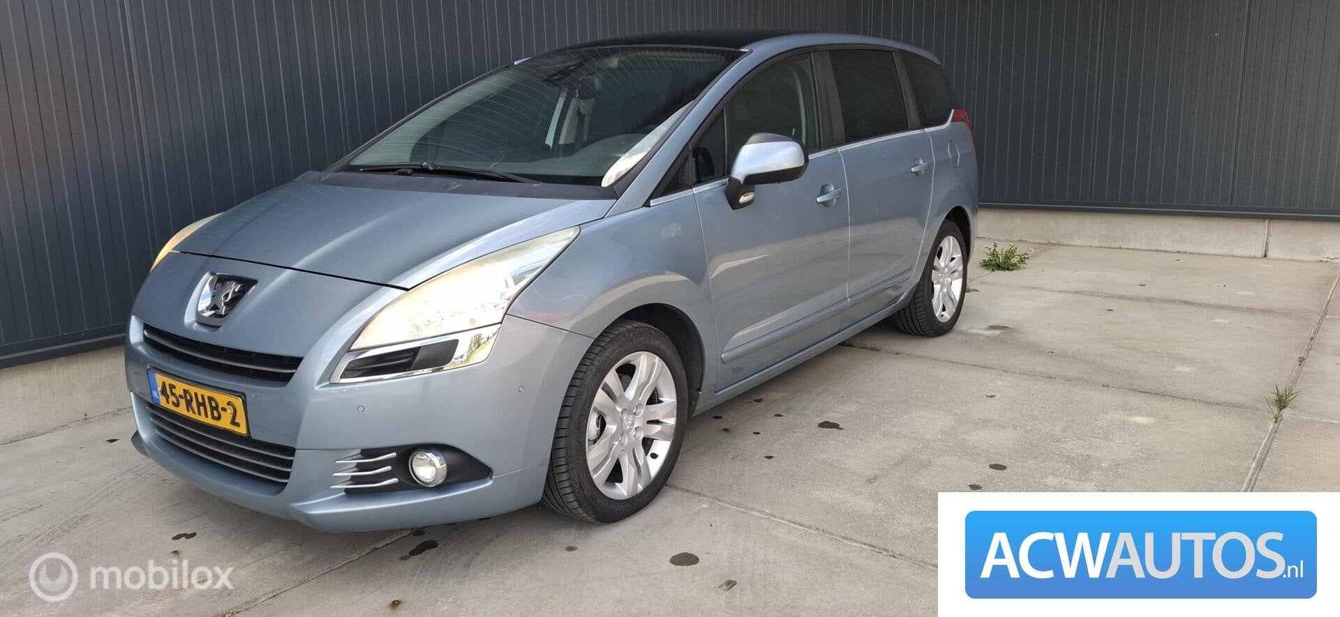 Peugeot 5008 1.6 THP Blue Lease Executive 7p., Voorwielaandrijving, Euro 5, Gebruikt, Blauw