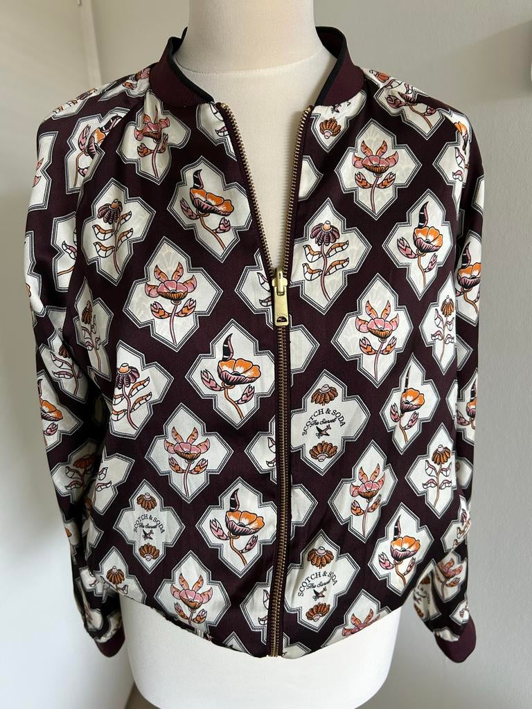 Scotch & Soda Bomberjack - Maat S - Omkeerbaar, Verzenden, Zo goed als nieuw, Maat 36 (S)