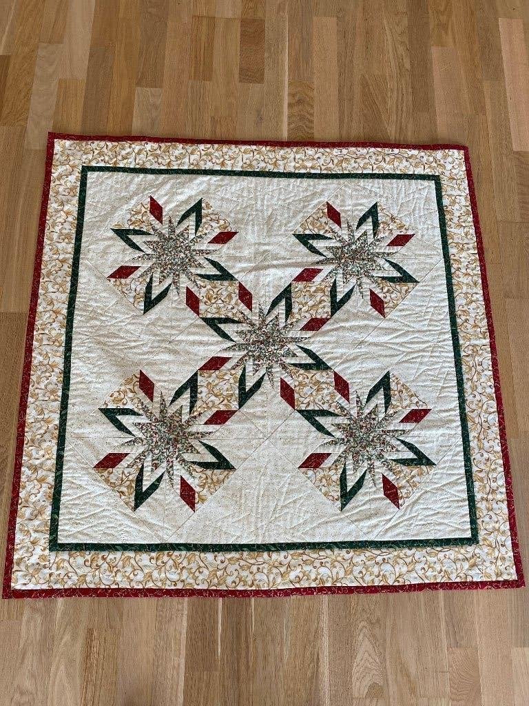 Quilt plaid Merry X Mas 102x102cm kerst, Ophalen of Verzenden, Nieuw