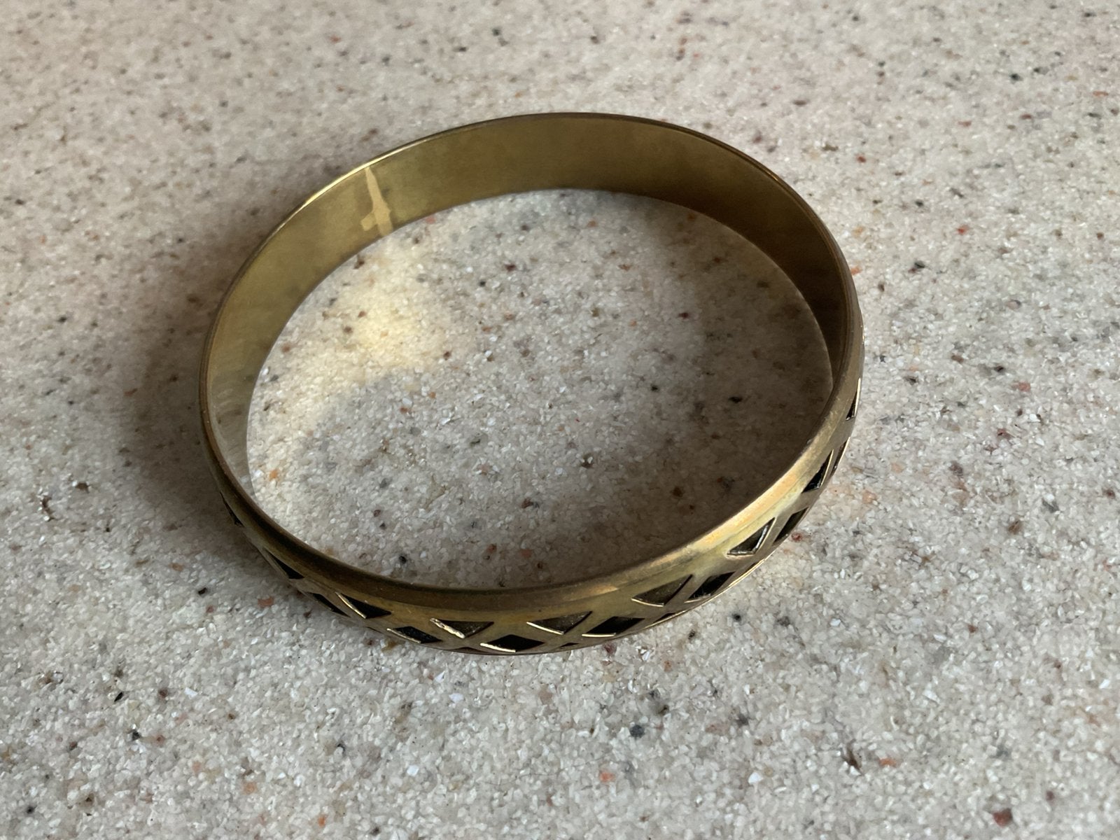 Vintage koperen armband, Ophalen of Verzenden, Zo goed als nieuw, Goud, Overige materialen