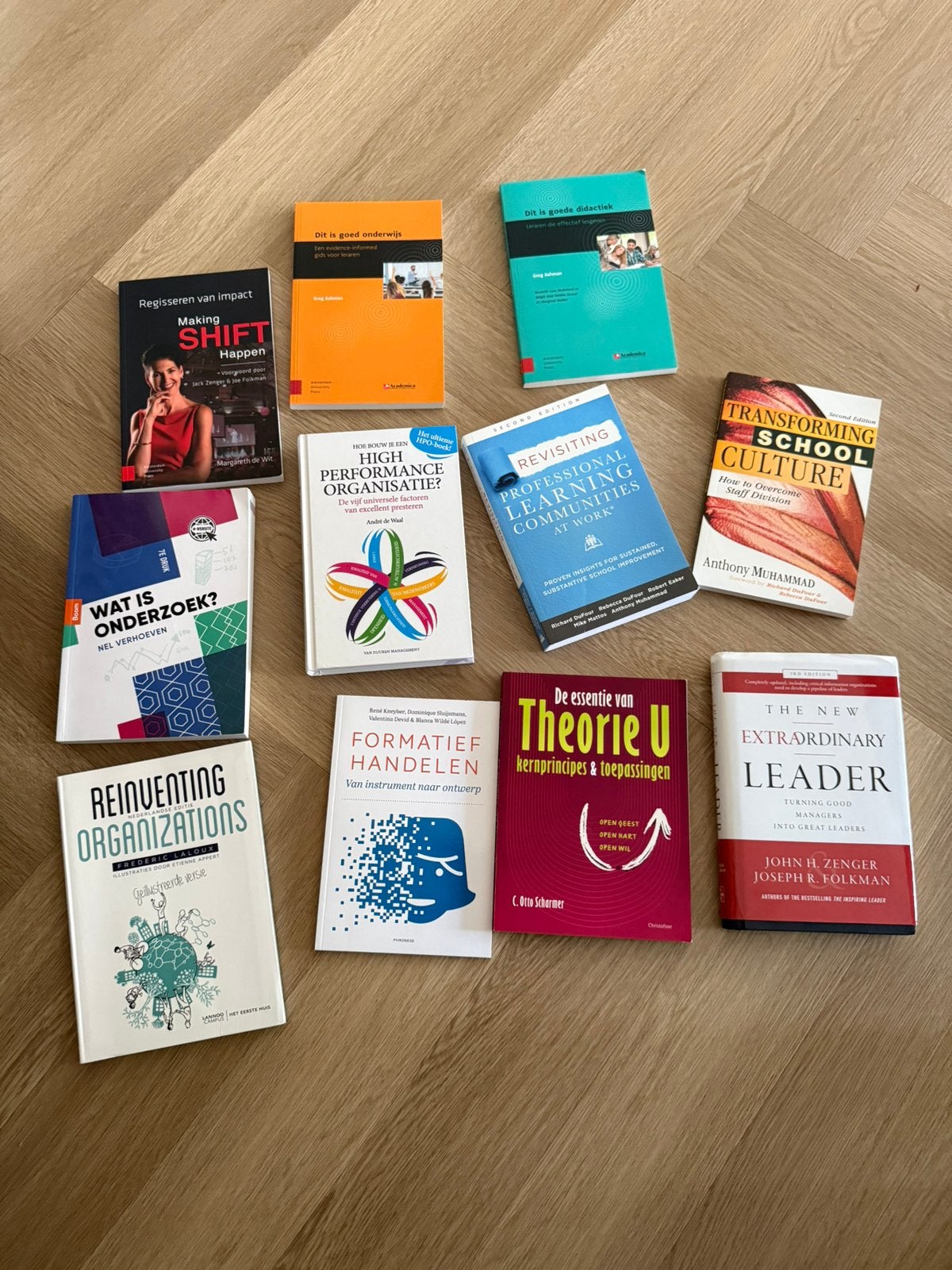 Boekenlijst academica schoolleider basis/vakbekwaam, Boeken, Gedichten en Poëzie, Ophalen of Verzenden, Zo goed als nieuw
