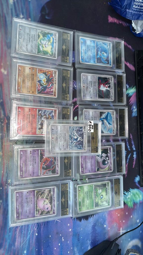 10th movie promo japanse set ap gegrade pokemon, Ophalen of Verzenden, Zo goed als nieuw