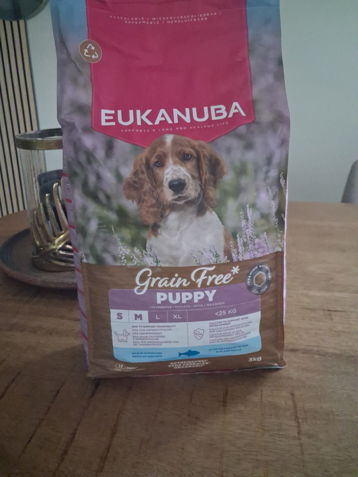 Dichte nieuwe zak eukanuba puppy brokken Zalm graanvrij, Dieren en Toebehoren, Ophalen, Hond