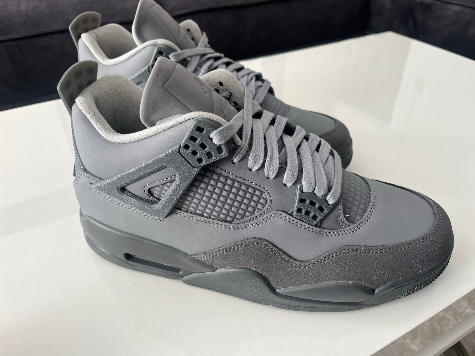 Nike Air Jordan 4 Retro SE Cool Grey - Maat 42.5, Ophalen of Verzenden, Zo goed als nieuw, Overige kleuren, Sneakers of Gympen