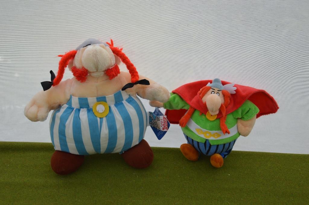 Originele Asterix en Obelix knuffels : 25cm en 18cm uit 1995, Kinderen en Baby's, Speelgoed | Knuffels en Pluche, Gebruikt, Overige karakters