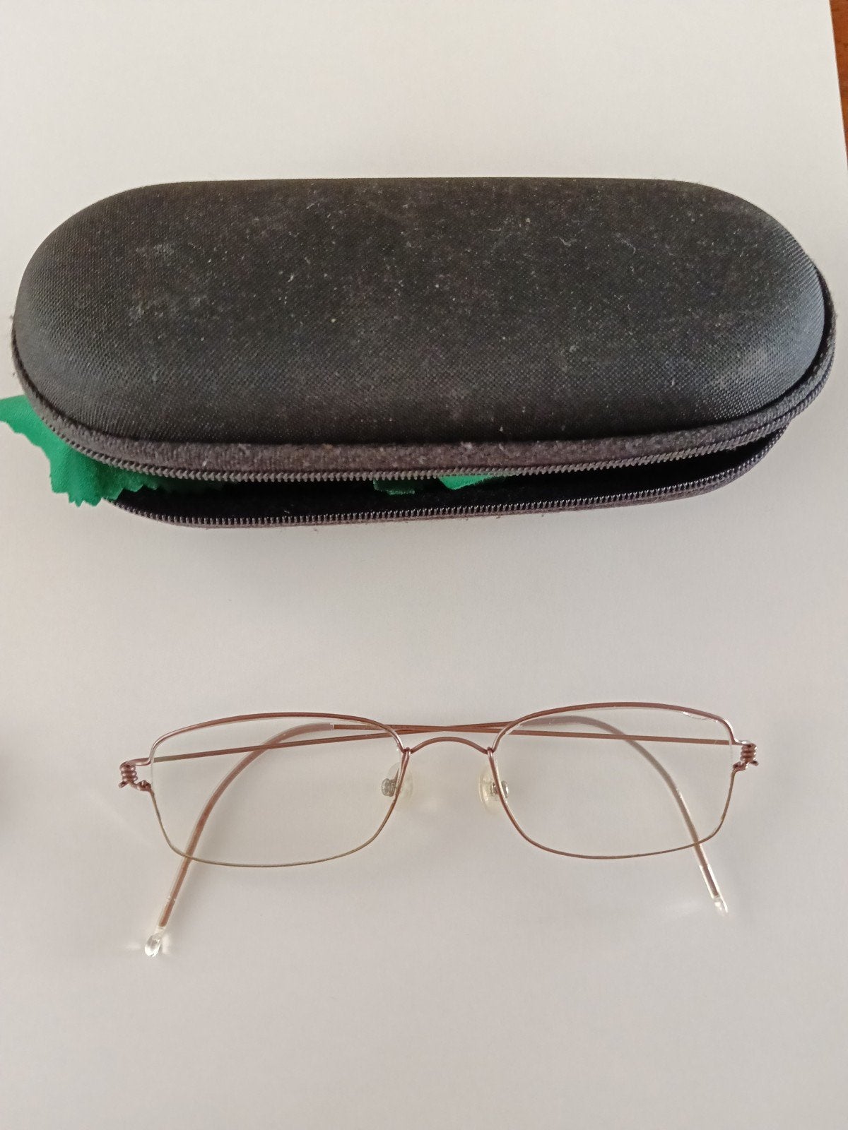 LINDBERG Air Titanium Rim bril – Bruin/Brons – Ultralicht, Sieraden, Tassen en Uiterlijk, Zonnebrillen en Brillen | Heren, Ophalen of Verzenden