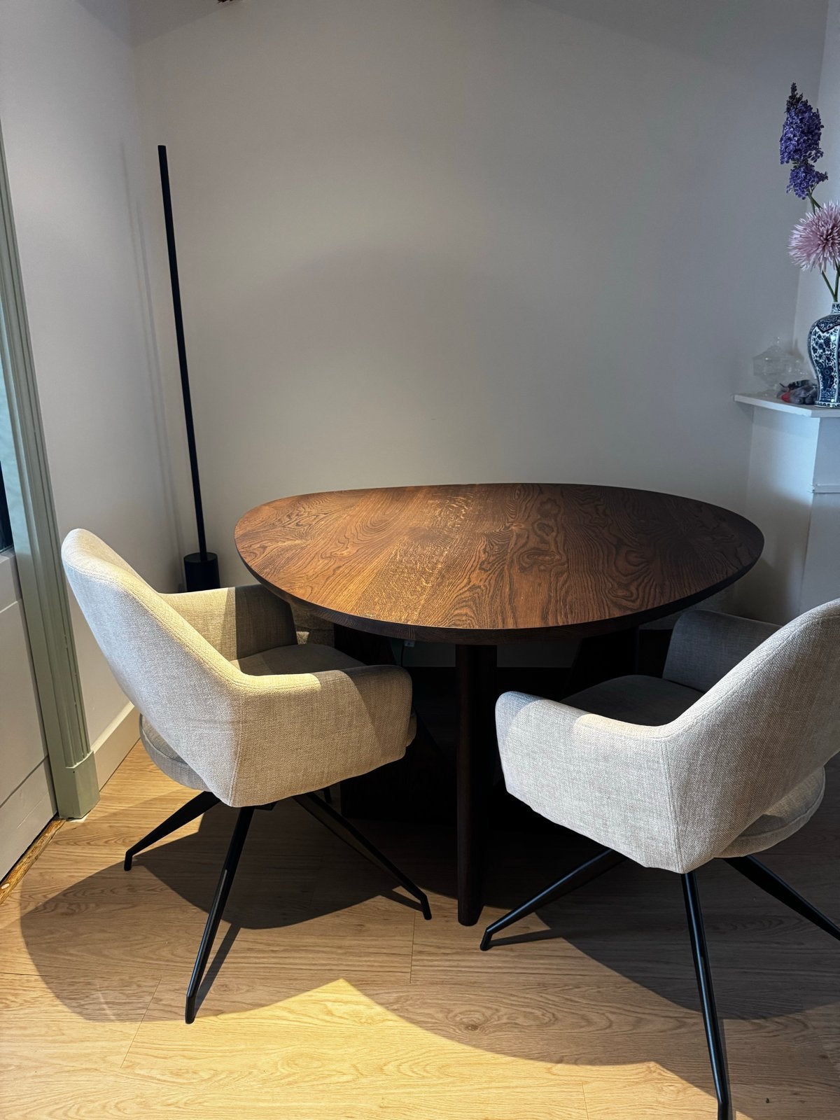 Table du Sud Organisch Eikenhouten Eettafel, Huis en Inrichting, Tafels | Eettafels, Ophalen, Eikenhout, Zo goed als nieuw, Overige vormen
