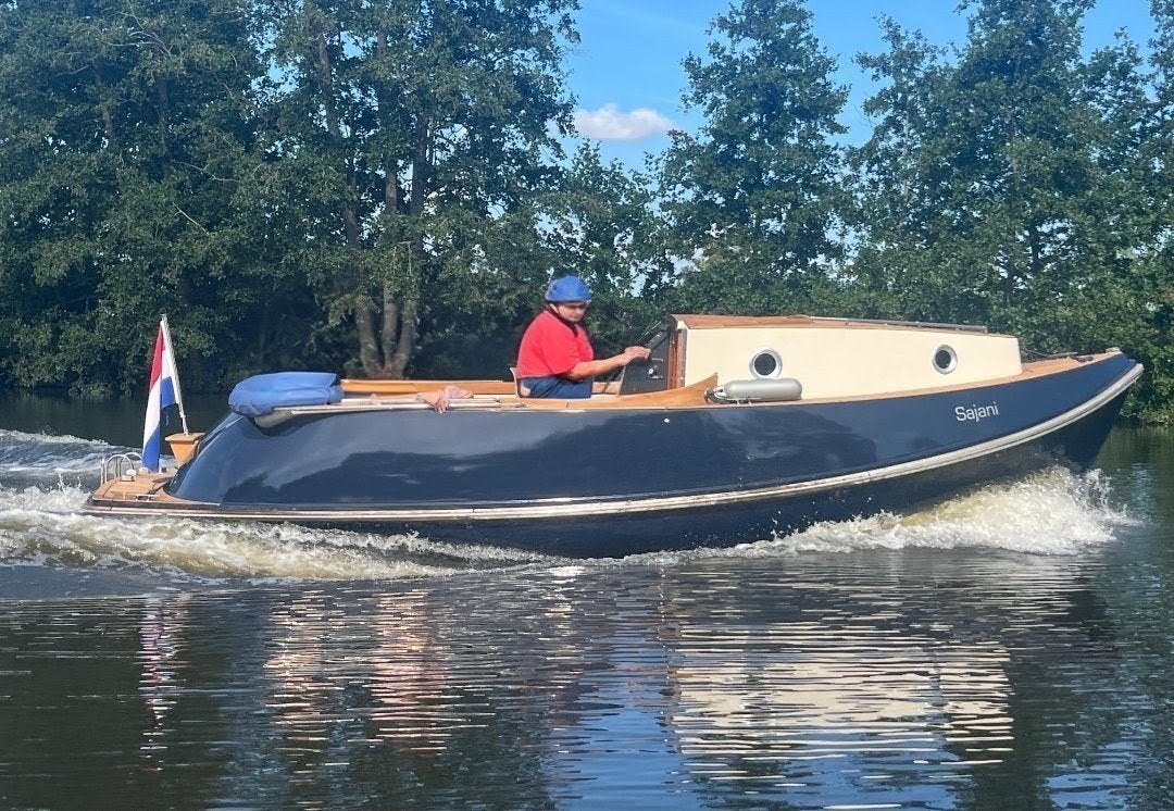 Cabinsloep (2 slaapplekken)/ weekender / kampeersloep, Gebruikt, Binnenboordmotor, Rondzit, Diesel